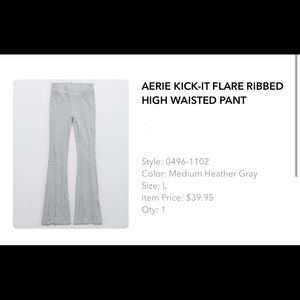 Aerie high waisted flare pants